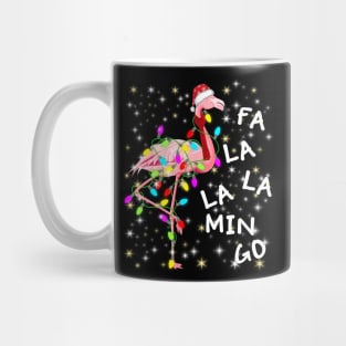 Fa La La La mingo Flamingo for Christmas Mug